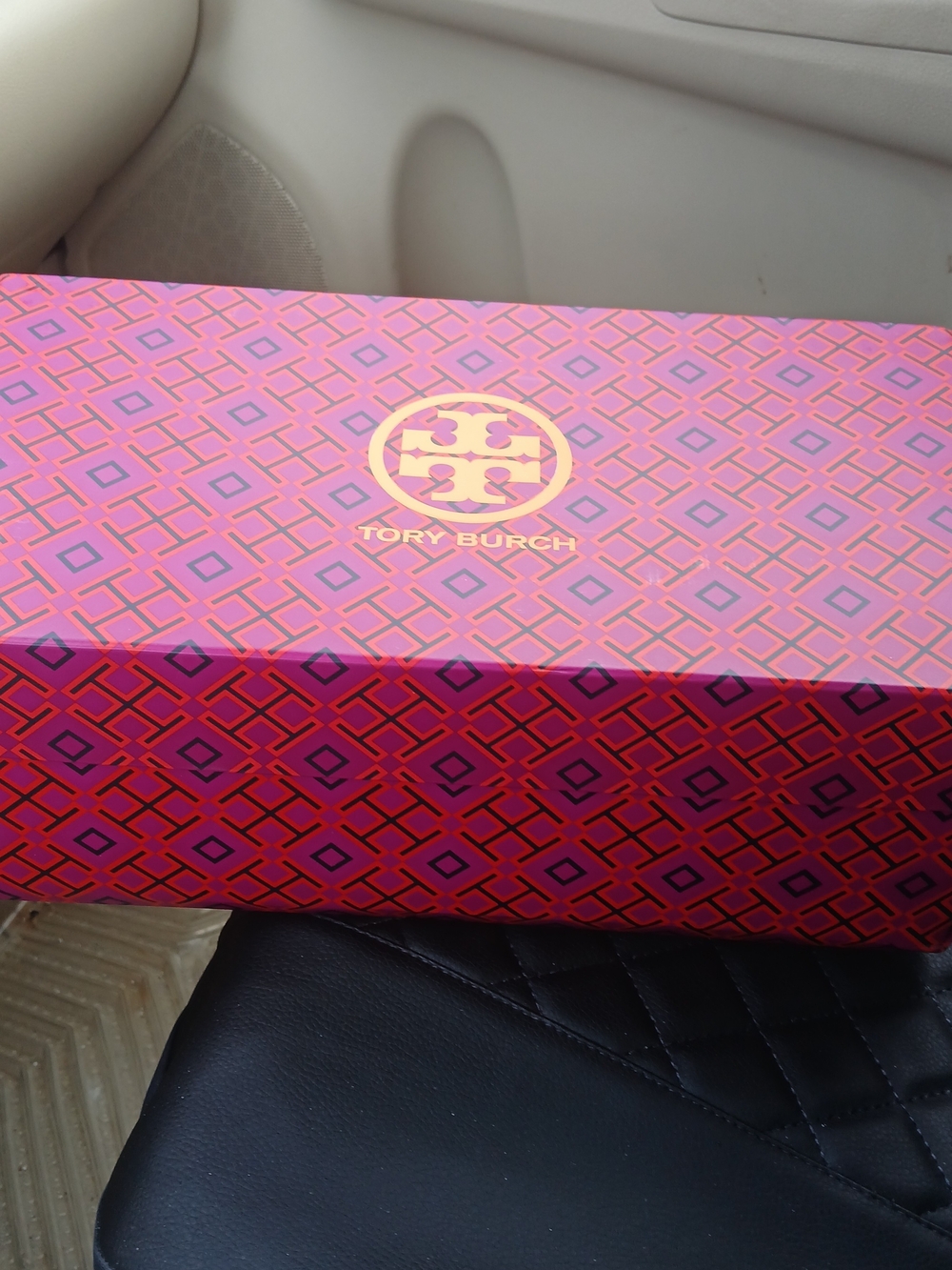 Tory Burch Miller Sandals In Black Patent Logo With Box And Bag - Picture 2 of 8